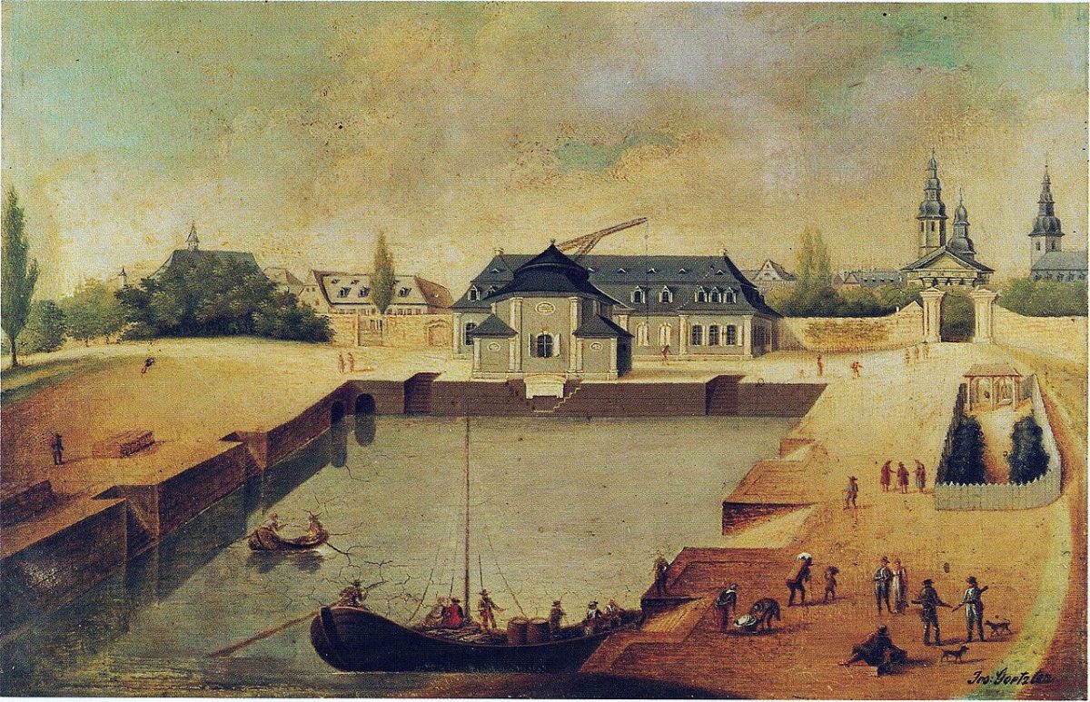 Stauschleuse Frankenthaler Kanal