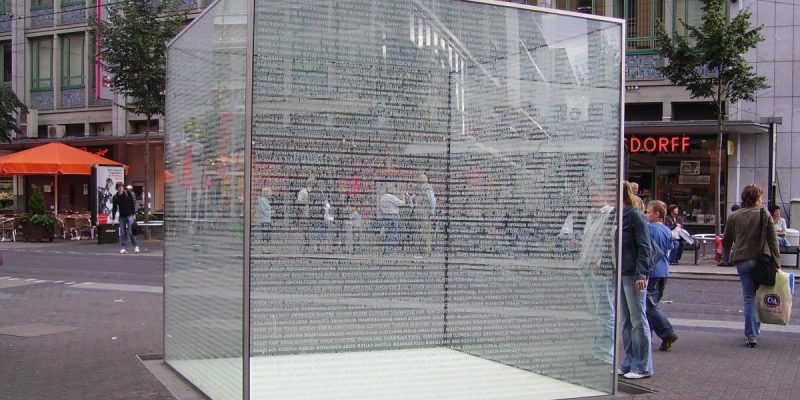 Gedenkskulptur für die in Mannheim ermordeten Juden