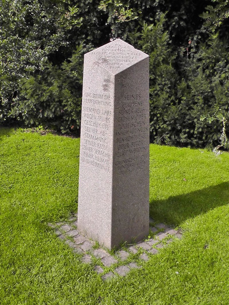 Gedenkstein Befreiung 1945