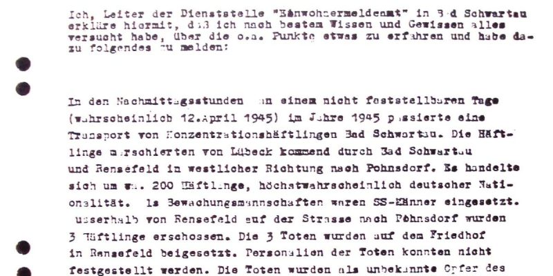KZ Fürstengrube-Todesmarsch
