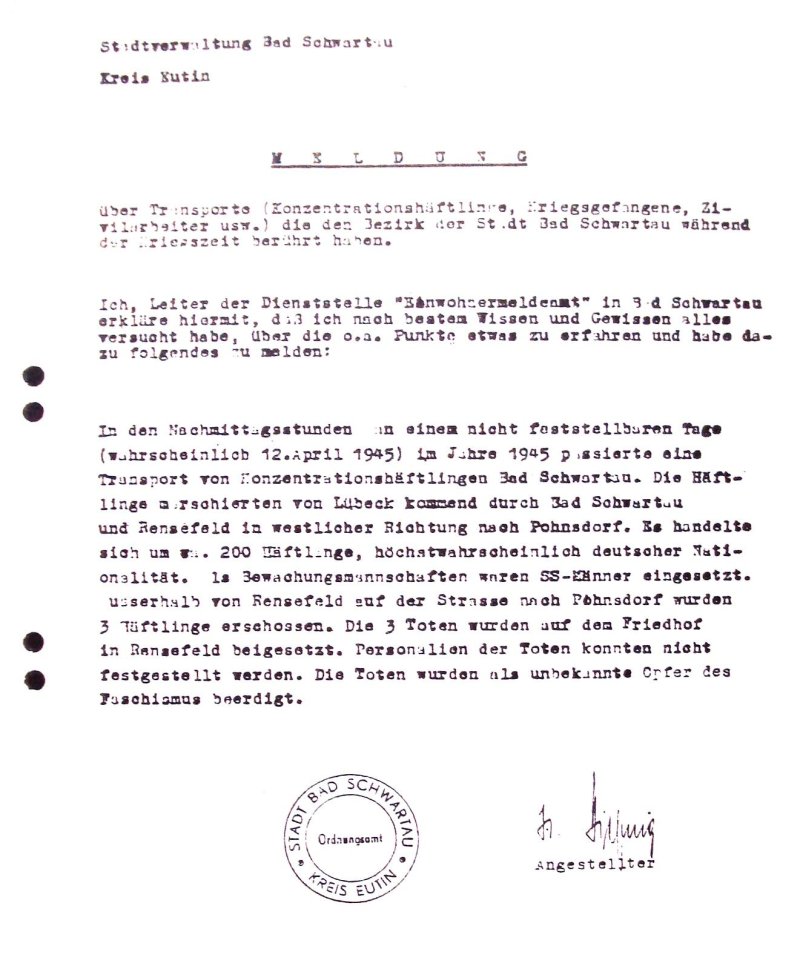 KZ Fürstengrube-Todesmarsch
