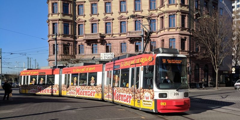 Tram 50: Hechtsheim Bürgerhaus => Finthen Römerquelle