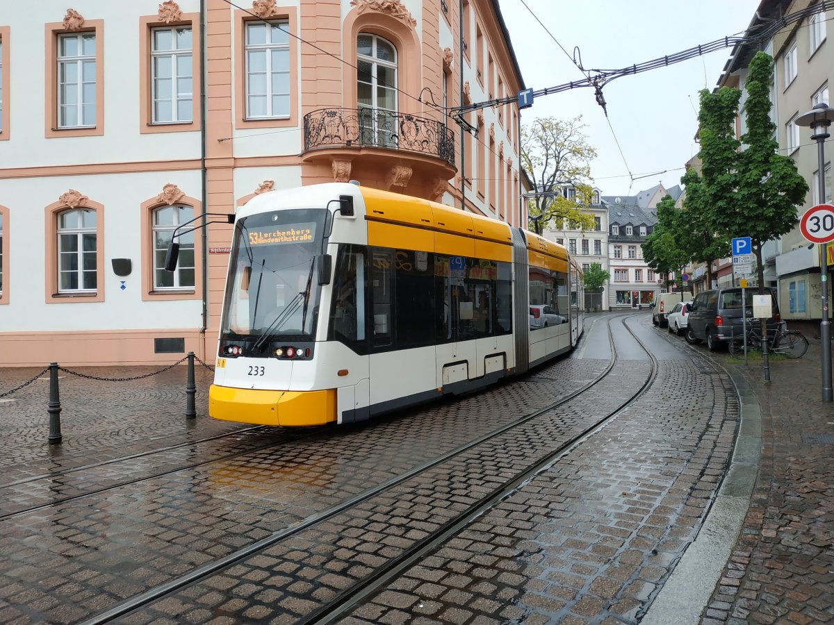 Tram 53: Lerchenberg Hindemithstraße => Hechtsheim Bürgerhaus