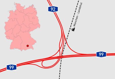 Autobahndreieck München-Feldmoching