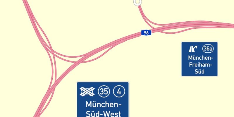 Autobahndreieck München-Süd-West