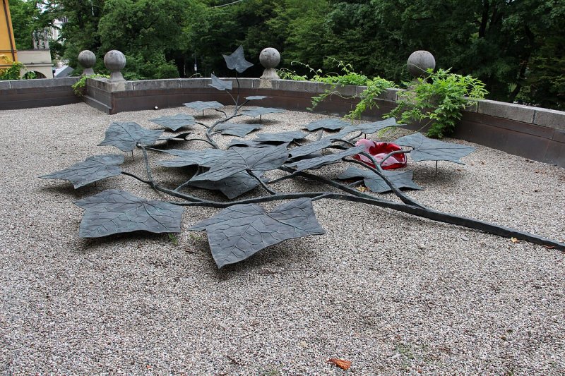 Garten der Städtischen Galerie im Lenbachhaus und Kunstbau