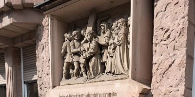 3. Station des Nürnberger Kreuzweges von Adam Kraft