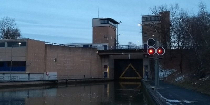 Besucherplattform Schleuse Nürnberg
