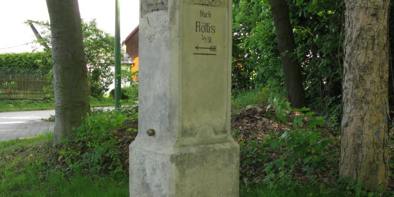 Königlich sächsischer Meilenstein