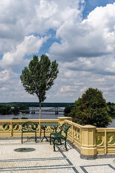 Blaue Terrasse