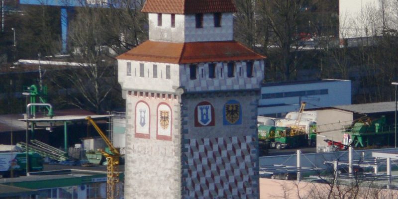 Gemalter Turm
