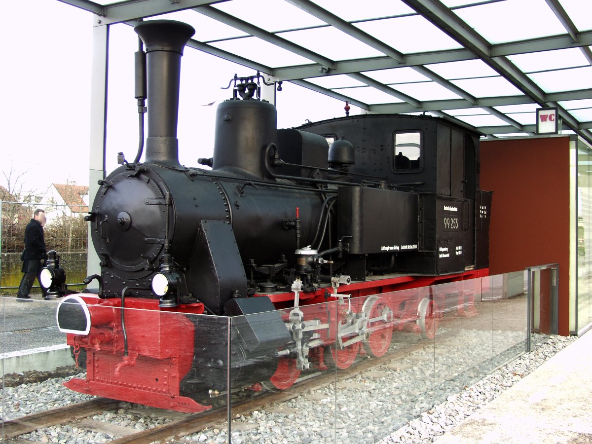 Dampflokomotive der Walhallabahn