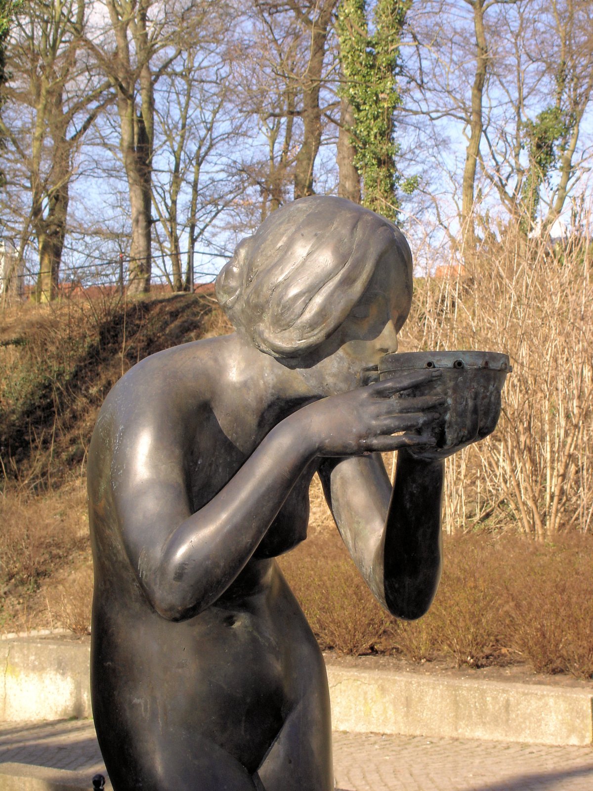 Die Trinkende