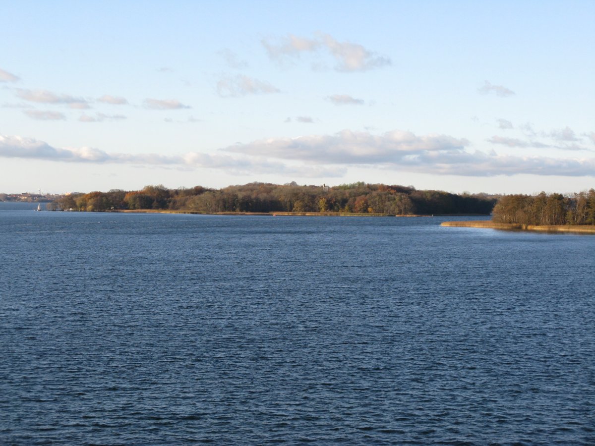 Kaninchenwerder und Großer Stein im Großen Schweriner See