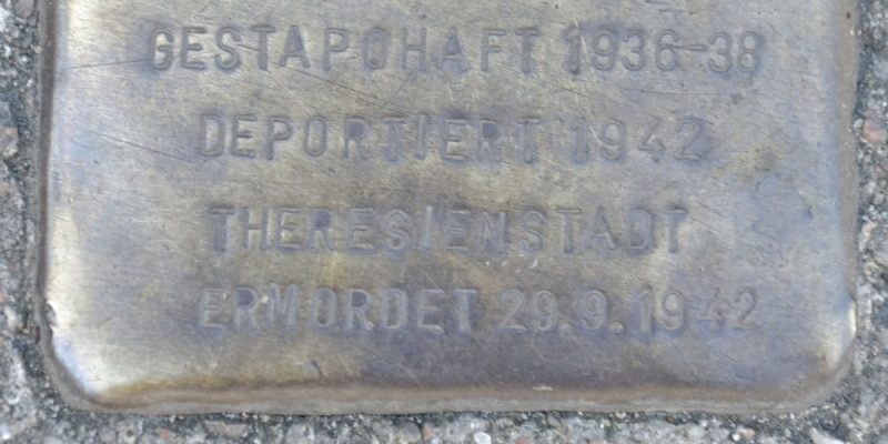 Gedenktafel für die Opfer des Messeranschlags 23.8.2024
