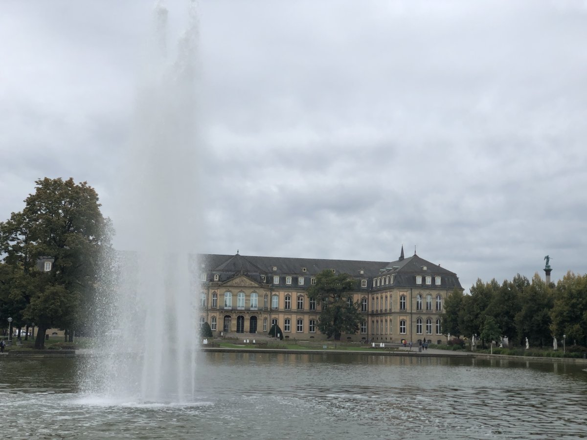 Fontänen im Eckensee