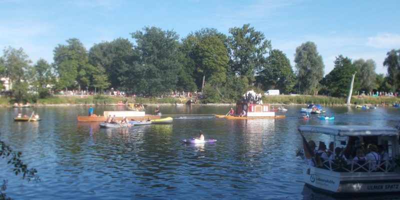 Anlegestelle solarBoot "Fort Friedrichsau"