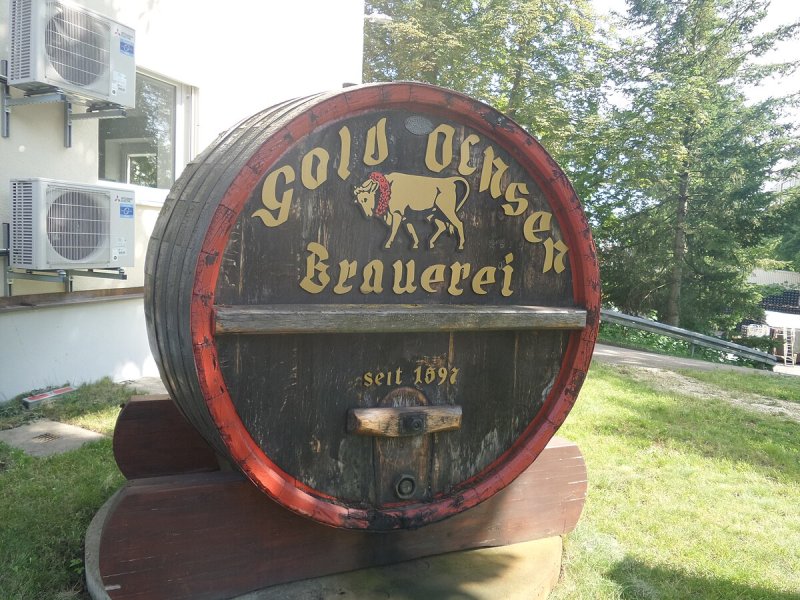 Hopfengarten Brauerei Gold Ochsen
