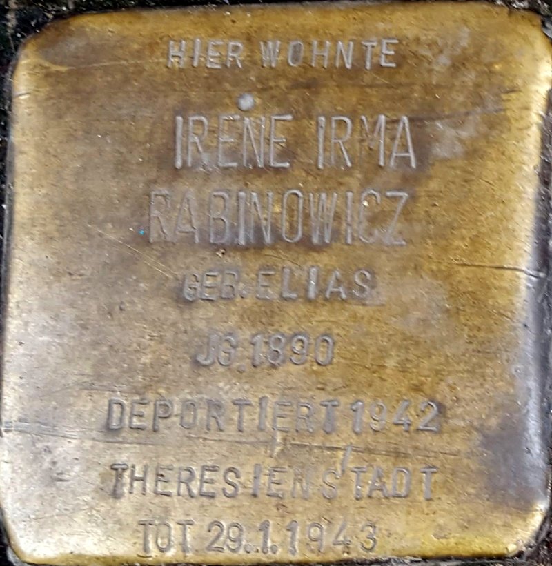 Irene Irma Rabinowicz geb. Elias