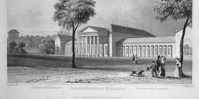 Pillars of the old Kurhaus