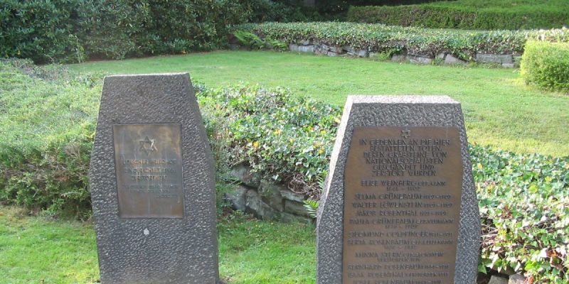 Gedenksteine jüdischer Friedhof